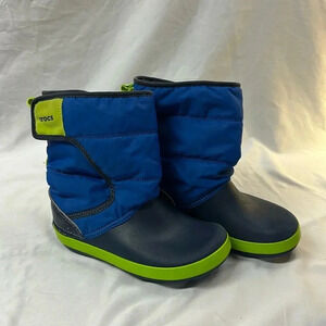 Crocs - insulated winter/rain boots. Size J2